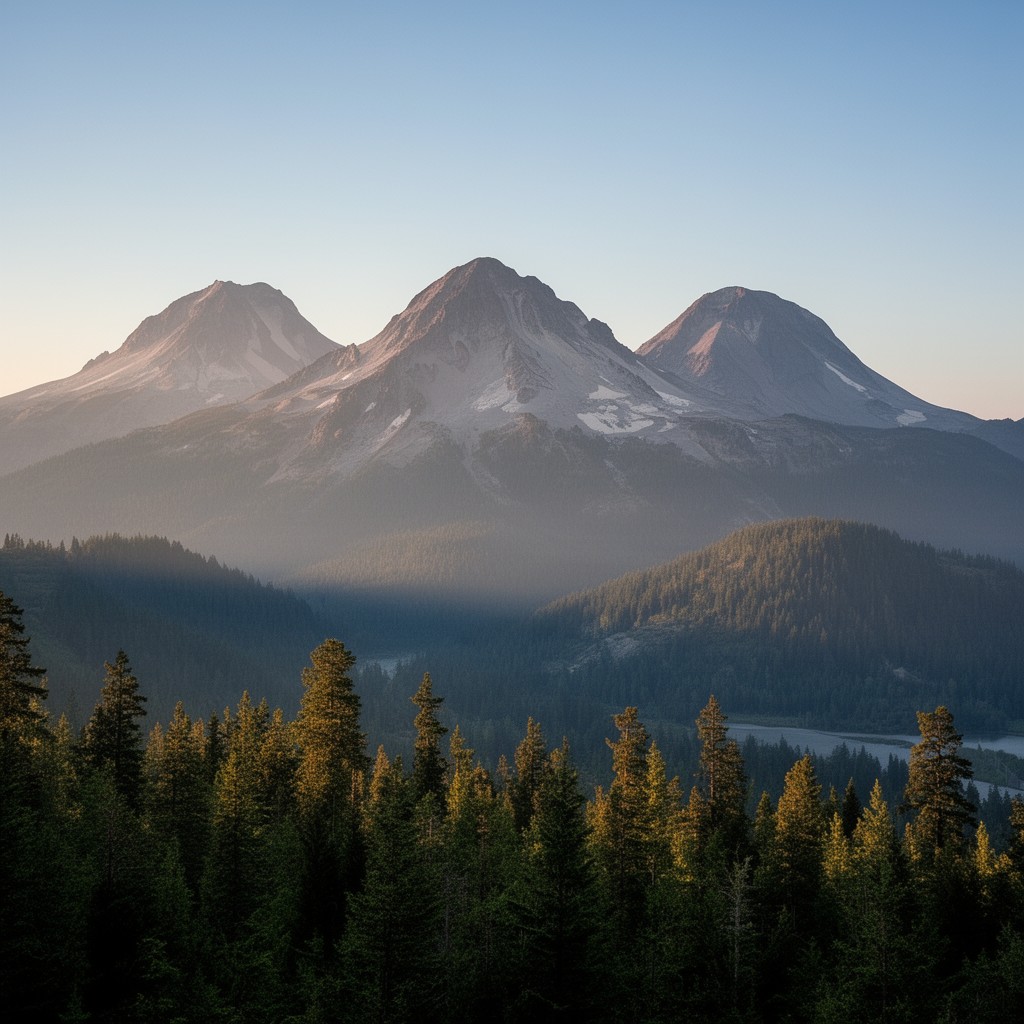 AI-generated illustration of Three Sisters