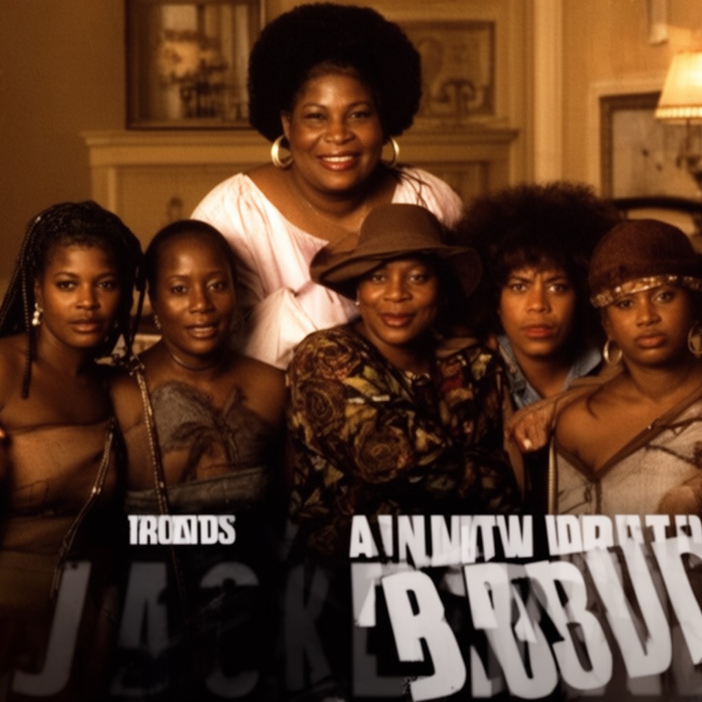 AI-generated illustration of Jackie Brown
