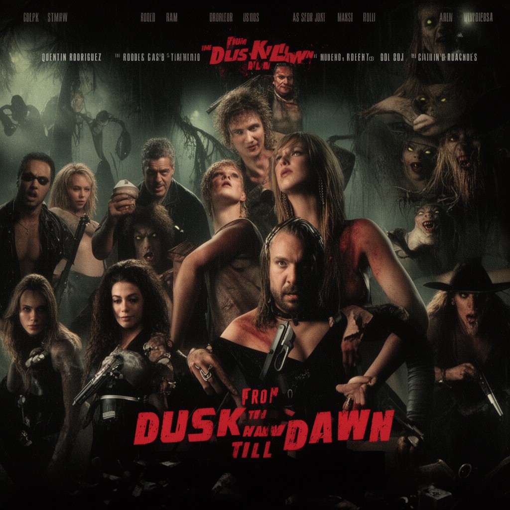 AI-generated illustration of From Dusk Till Dawn