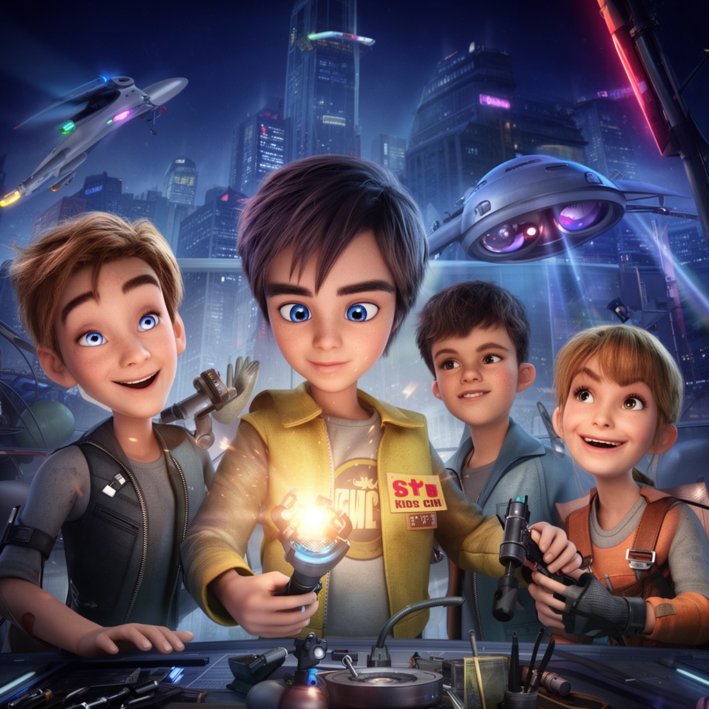 AI-generated illustration of Spy Kids
