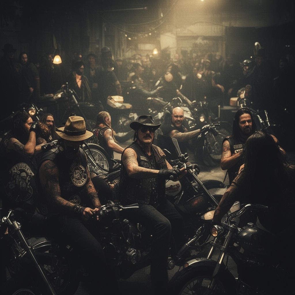 AI-generated illustration of Sons of Anarchy
