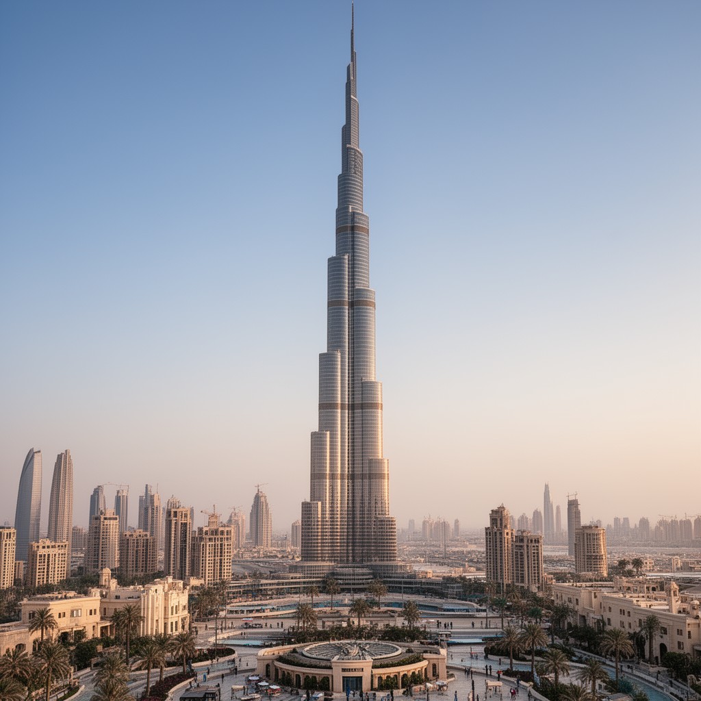 AI-generated illustration of Burj Khalifa