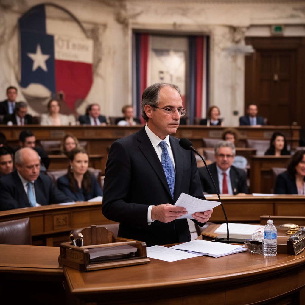 AI-generated illustration of Texas Legislature