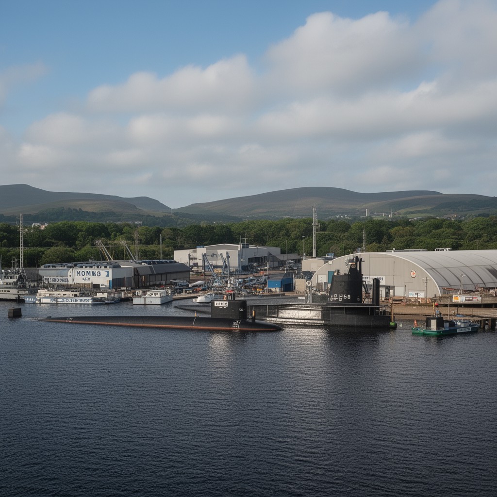 AI-generated illustration of HMNB Clyde