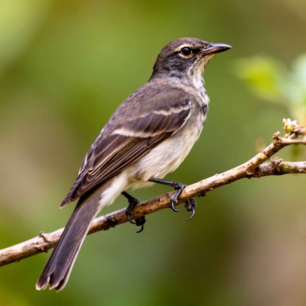 AI-generated illustration of Northern mockingbird