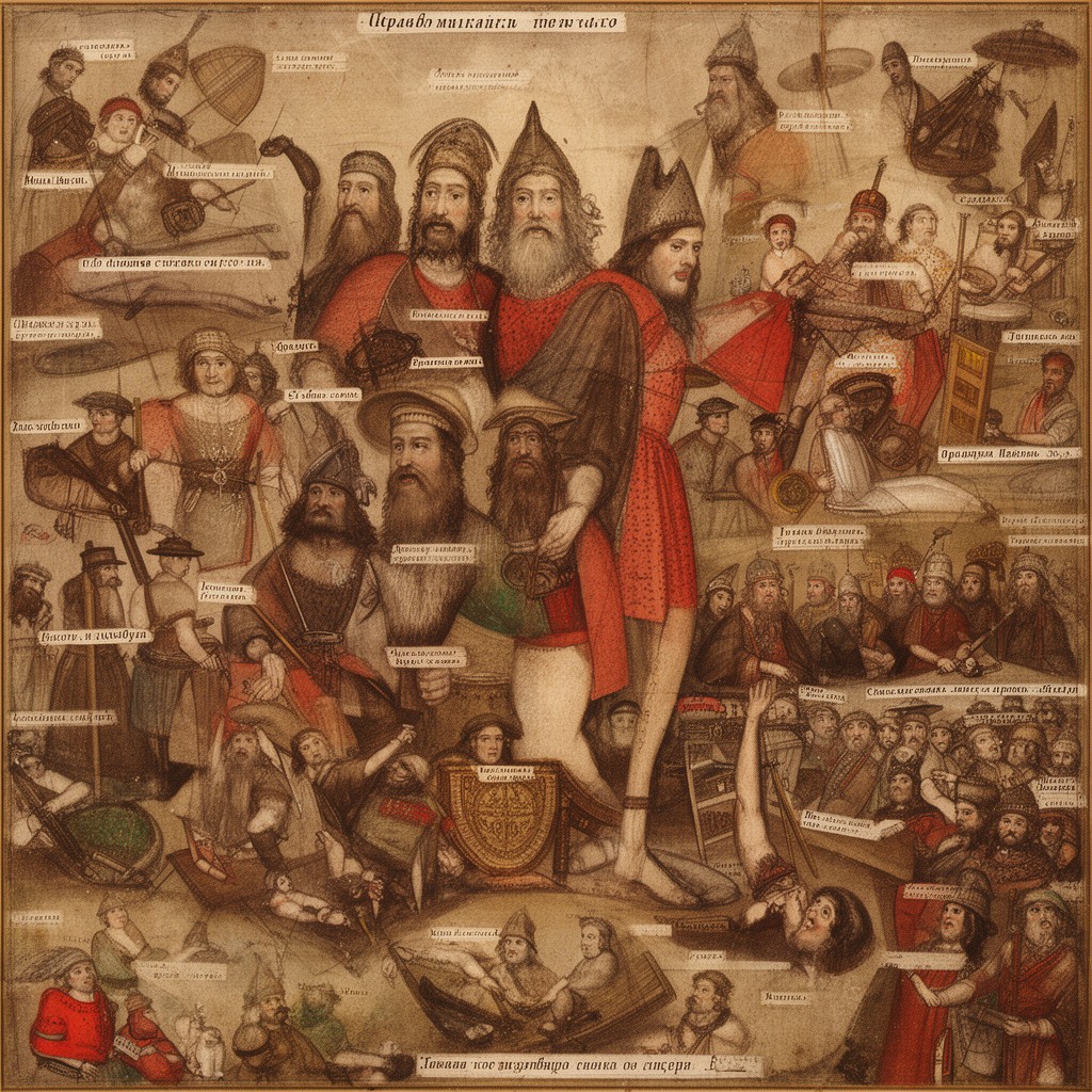 AI-generated illustration of Rurik dynasty
