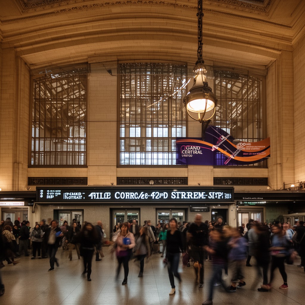 AI-generated illustration of Grand Central–42nd Street station