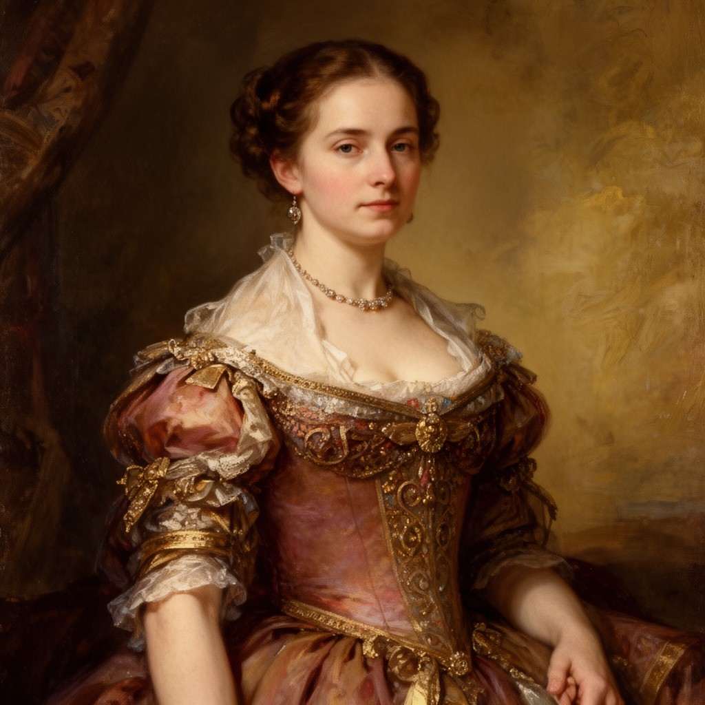 AI-generated illustration of Anne Hyde