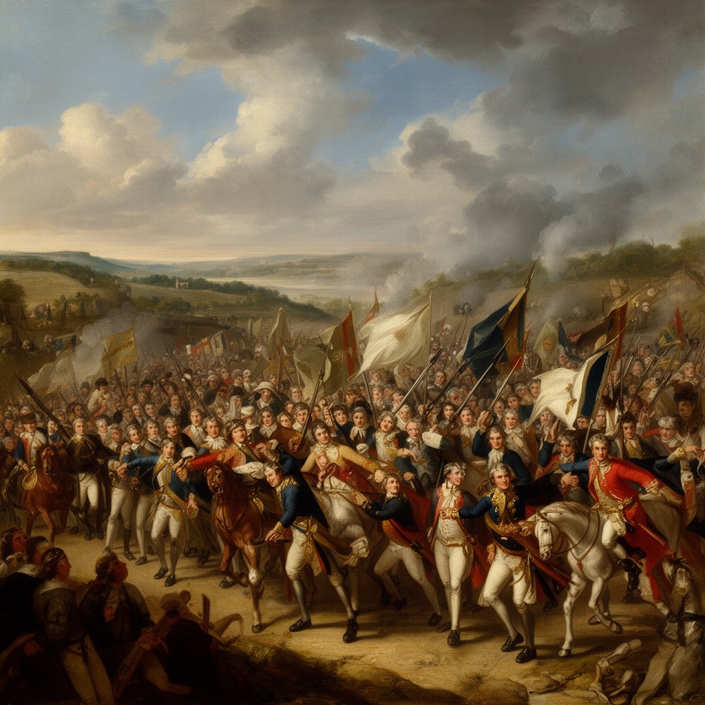 AI-generated illustration of Battle of Ramillies