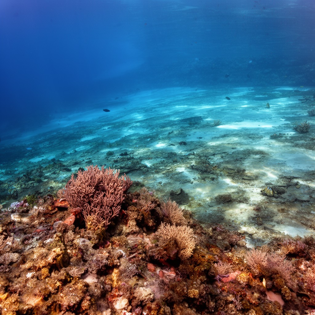 AI-generated illustration of Coral Sea