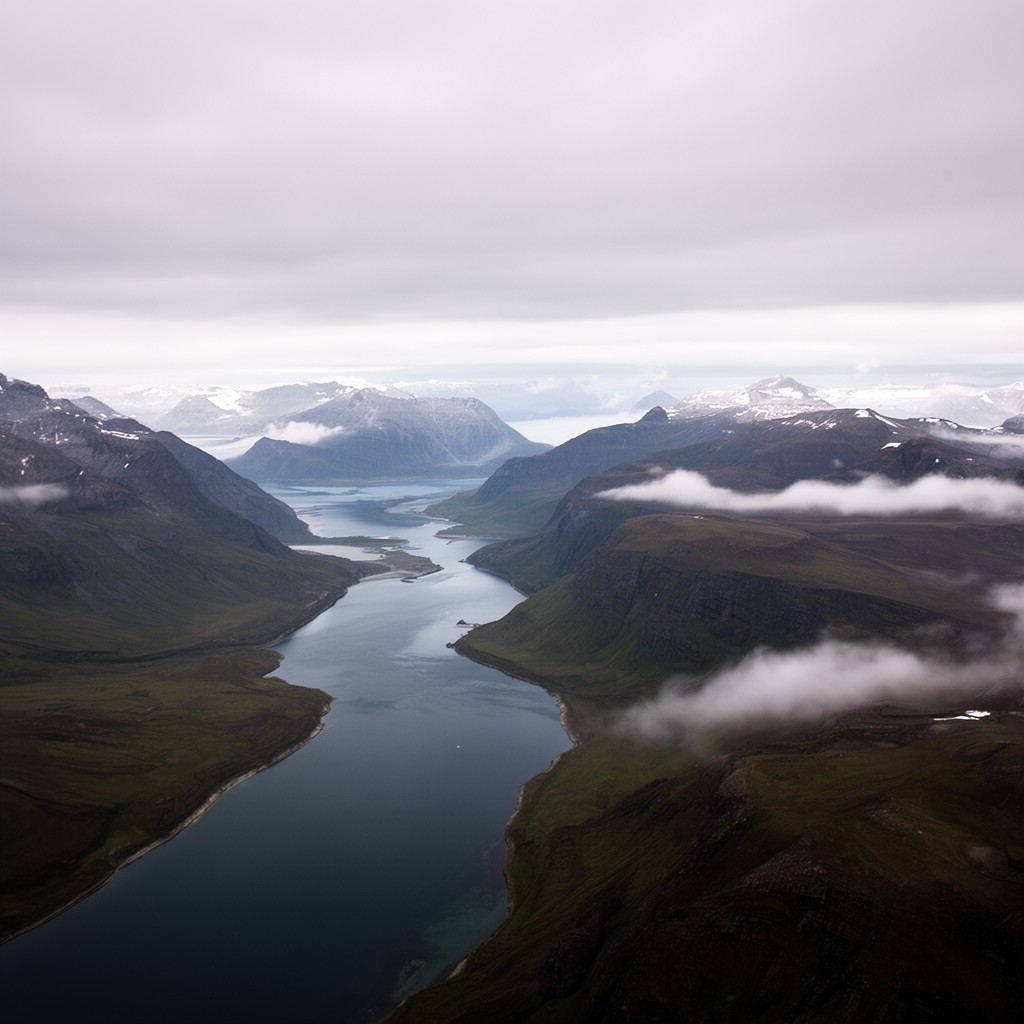 AI-generated illustration of Bering Strait