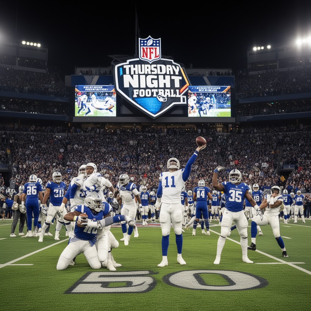 AI-generated illustration of Thursday Night Football