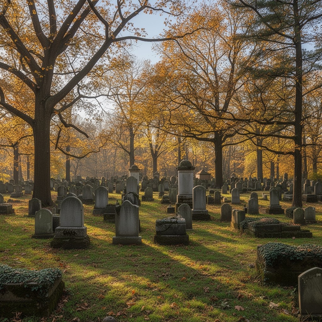AI-generated illustration of Sleepy Hollow Cemetery