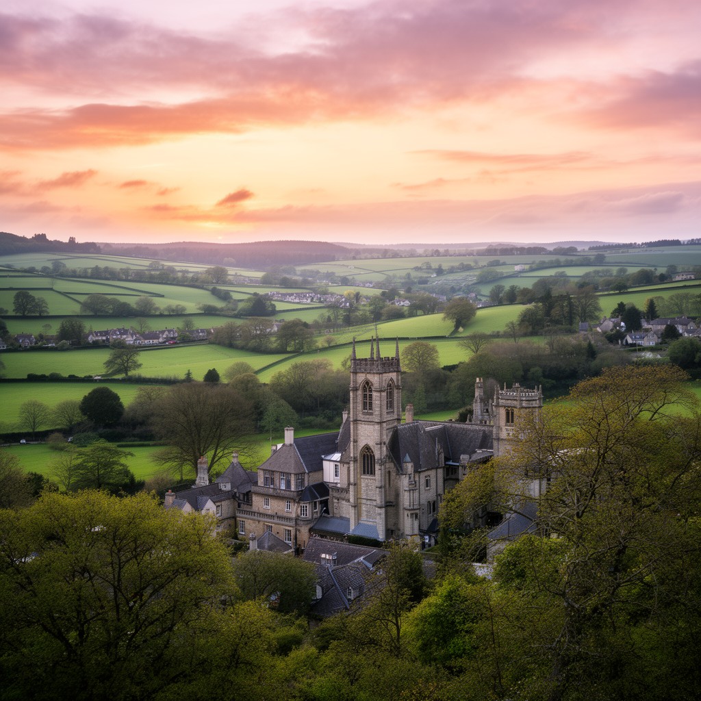 AI-generated illustration of Gloucestershire