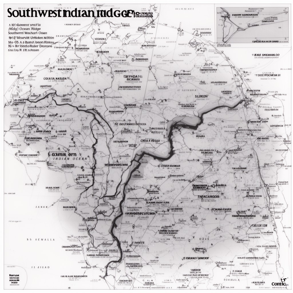 AI-generated illustration of Southwest Indian Ridge
