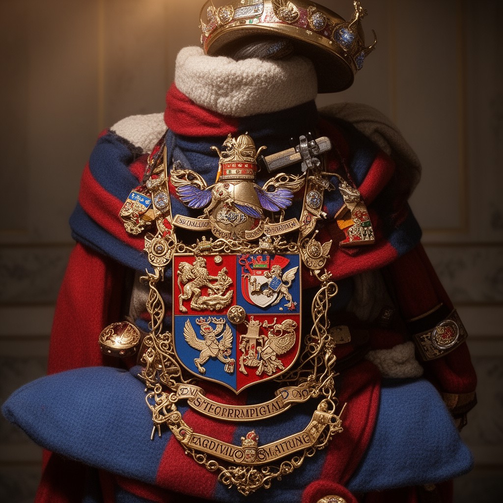 AI-generated illustration of Garter Principal King of Arms