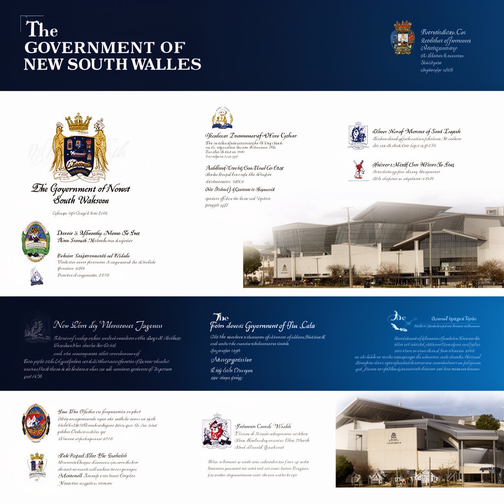 AI-generated illustration of Government of New South Wales