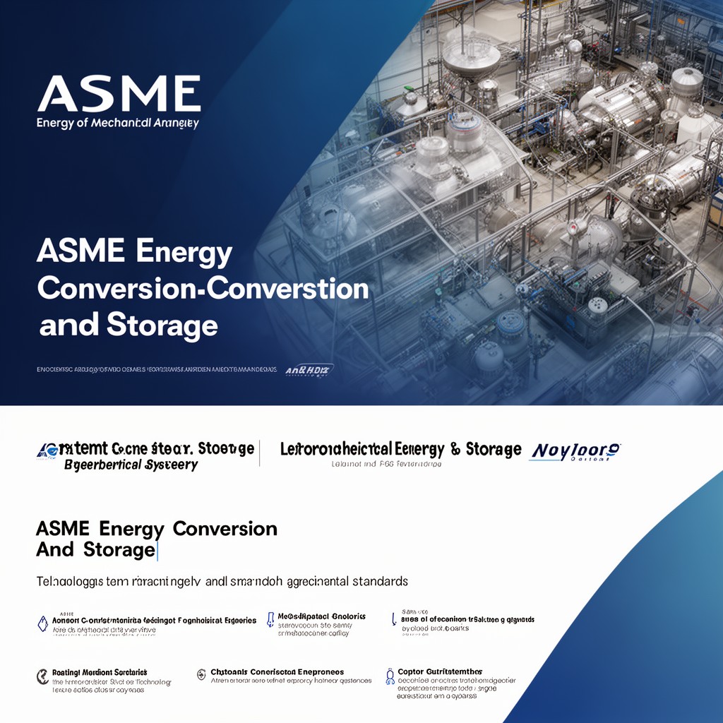 AI-generated illustration of ASME Energy Conversion and Storage segment