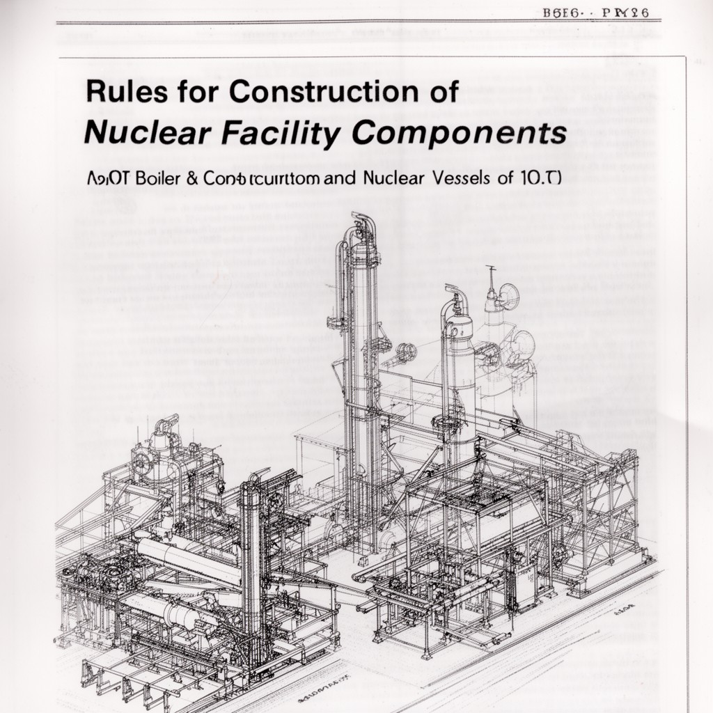 AI-generated illustration of Rules for Construction of Nuclear Facility Components