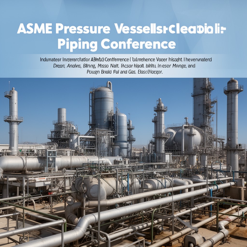 AI-generated illustration of the ASME Pressure Vessels and Piping Conference