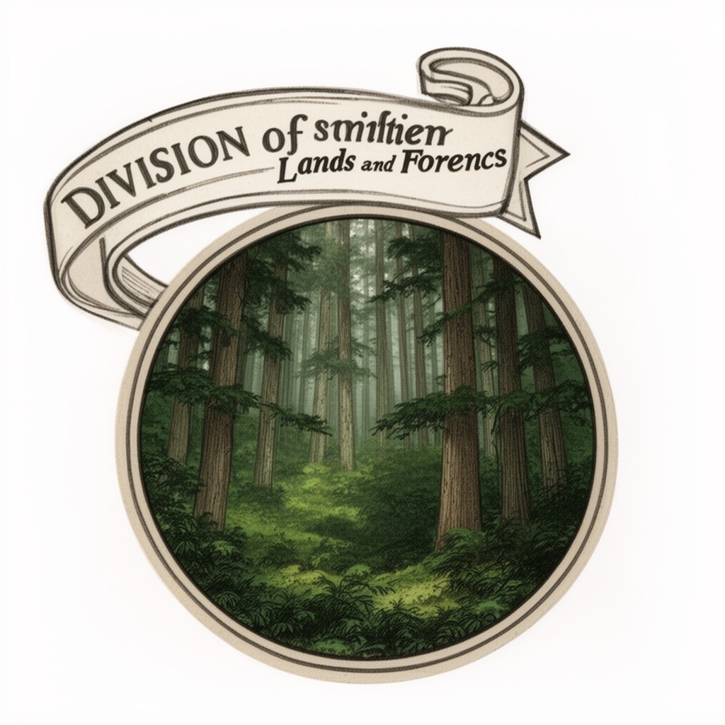 AI-generated illustration of Division of Lands and Forests