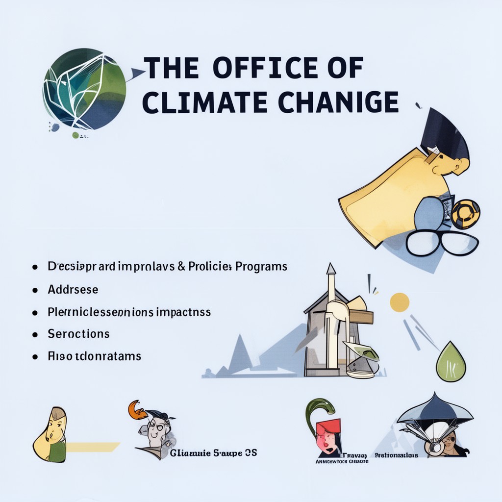AI-generated illustration of Office of Climate Change