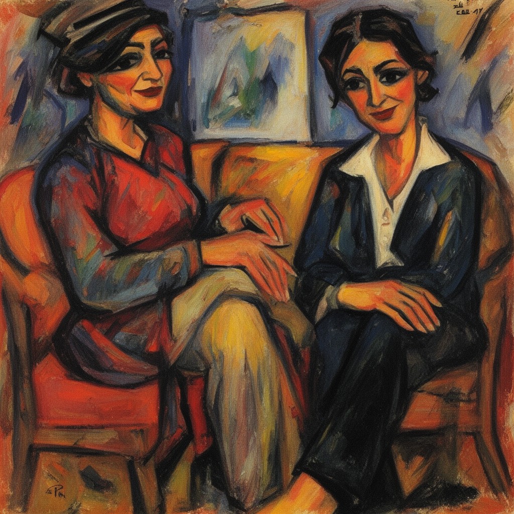 AI-generated illustration of Expressionism
