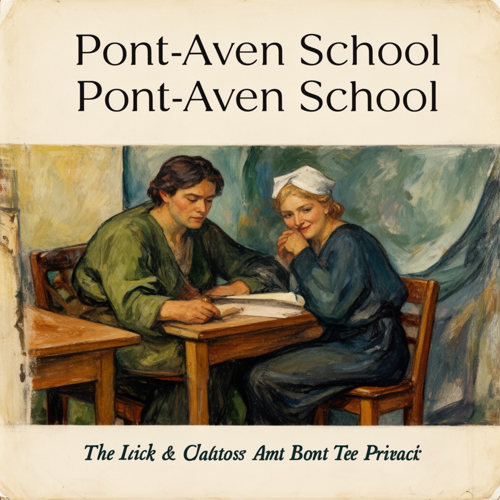 AI-generated illustration of Pont-Aven School