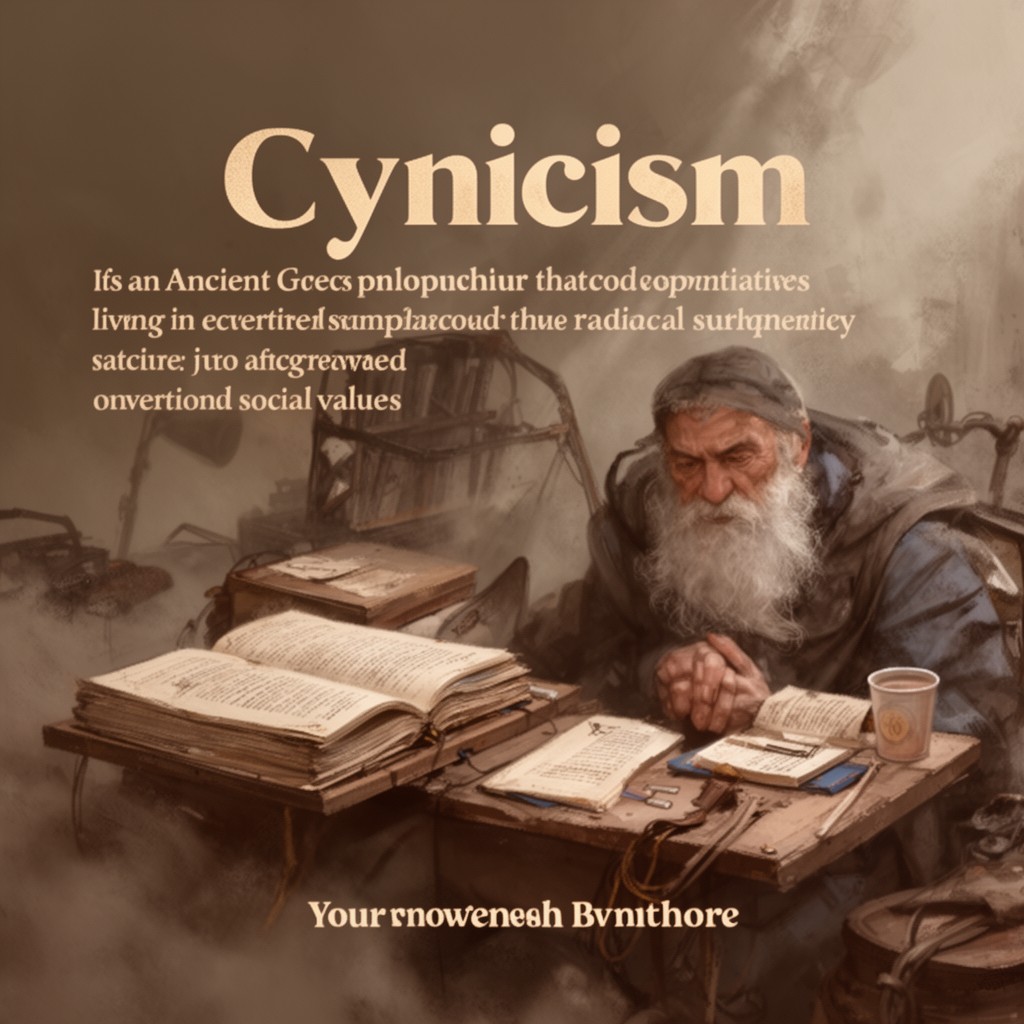 AI-generated illustration of Cynicism