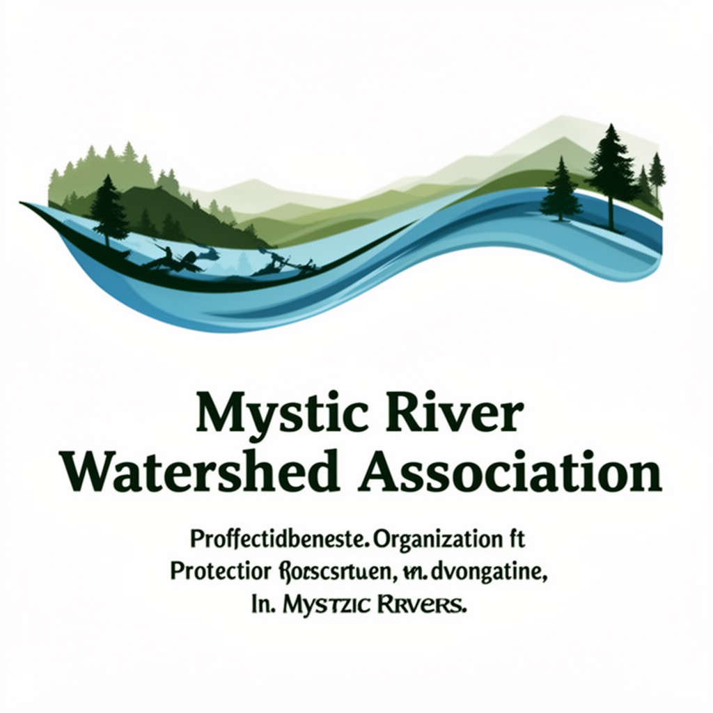 AI-generated illustration of Mystic River Watershed Association
