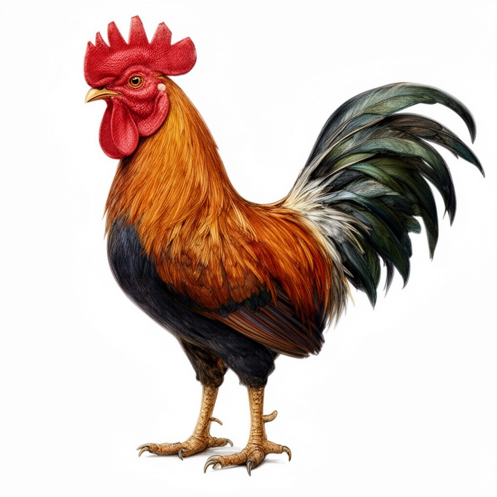 AI-generated illustration of coq gaulois