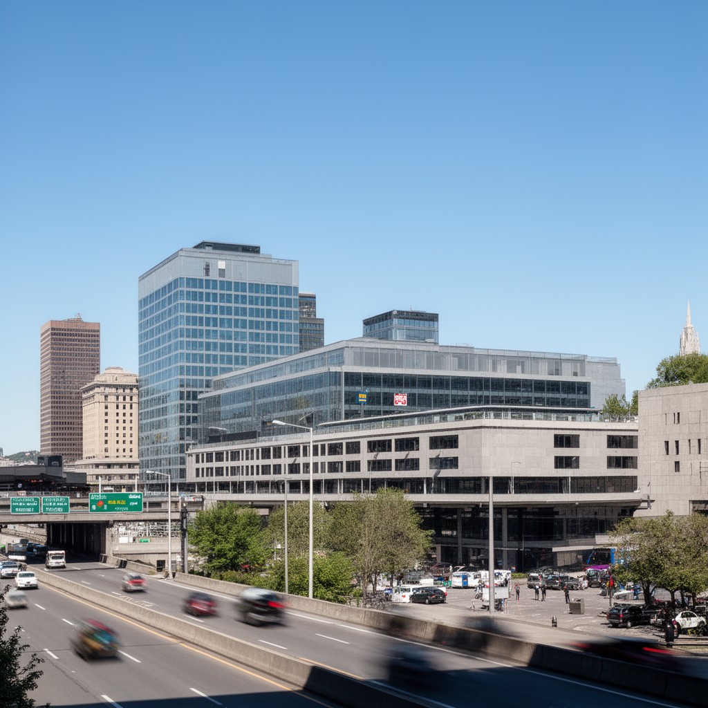 AI-generated illustration of Massachusetts Department of Transportation