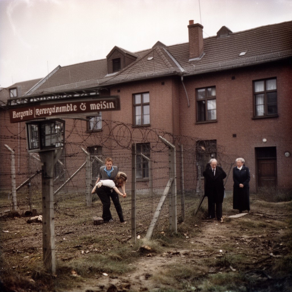 AI-generated illustration of BergenBelsen