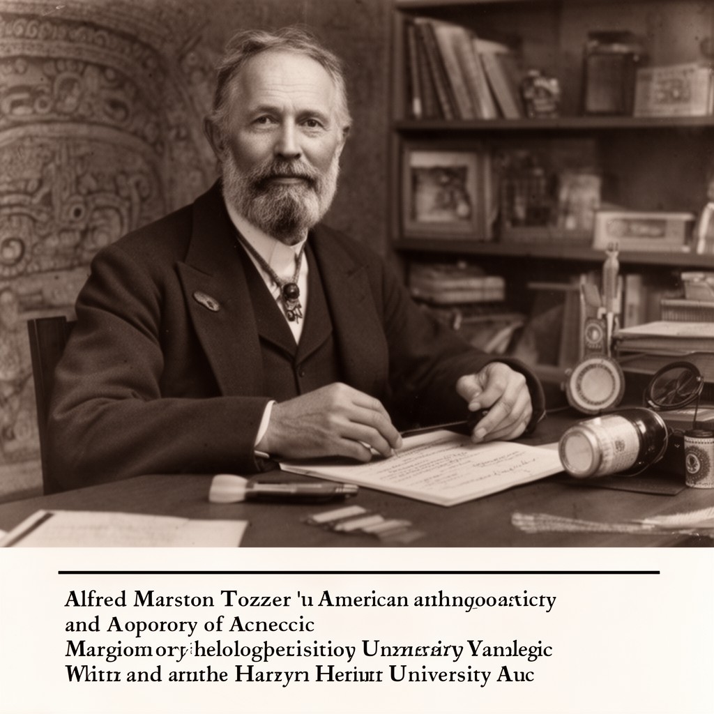 AI-generated illustration of Alfred Marston Tozzer