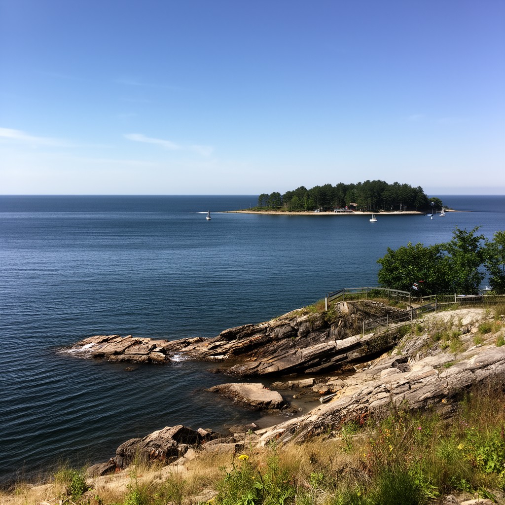 AI-generated illustration of Washington Island