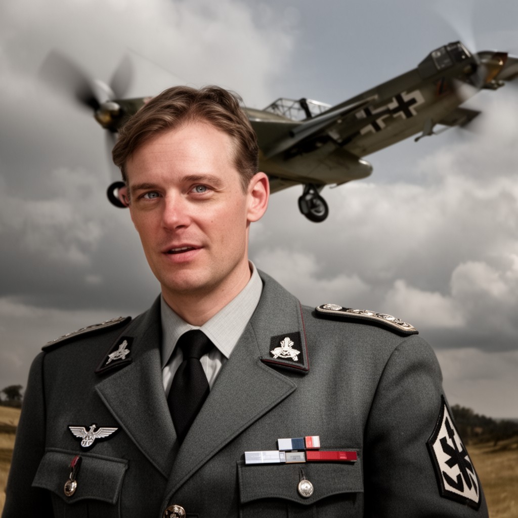 AI-generated illustration of Wolfram Freiherr von Richthofen