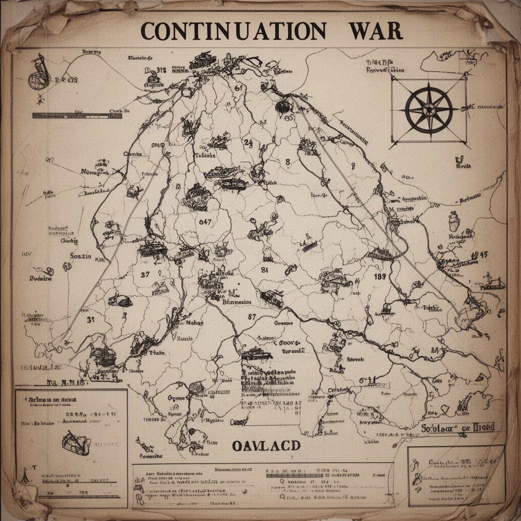 AI-generated illustration of Continuation War