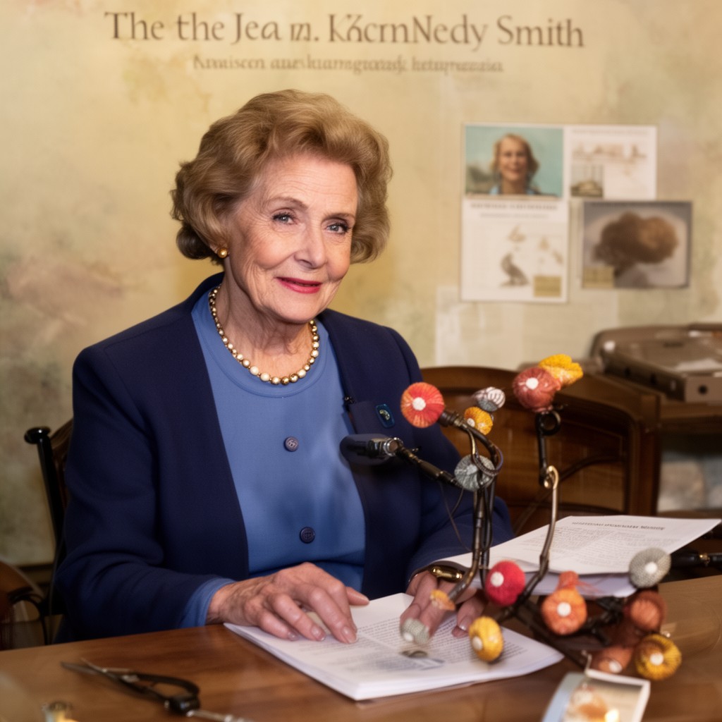 AI-generated illustration of Jean Kennedy Smith