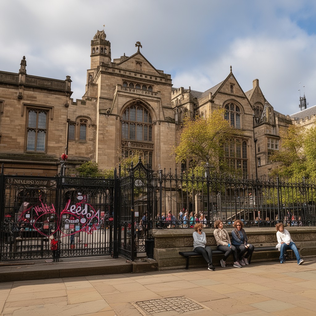 AI-generated illustration of University of Leeds