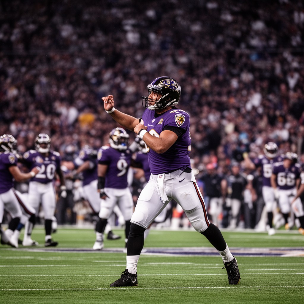 AI-generated illustration of Baltimore Ravens