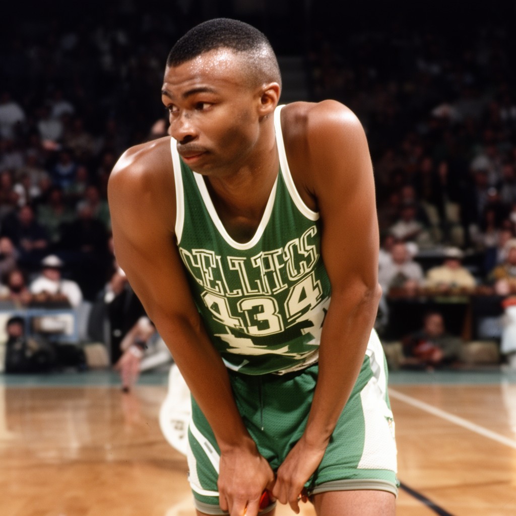 AI-generated illustration of Cedric Maxwell