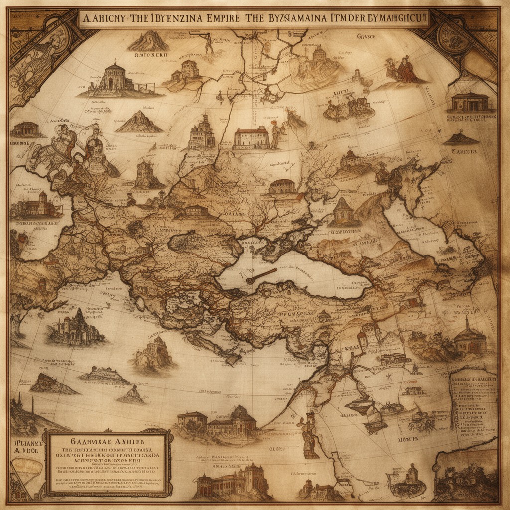 AI-generated illustration of Byzantine Empire