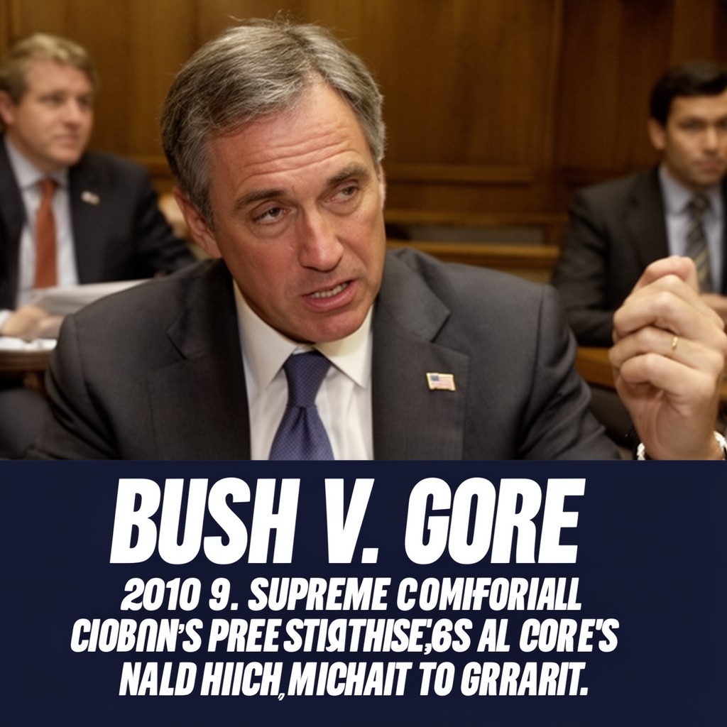 AI-generated illustration of Bush v. Gore