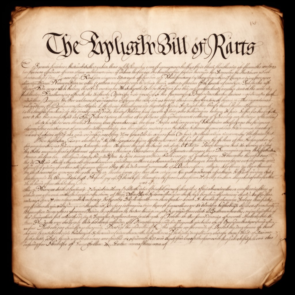 AI-generated illustration of English Bill of Rights