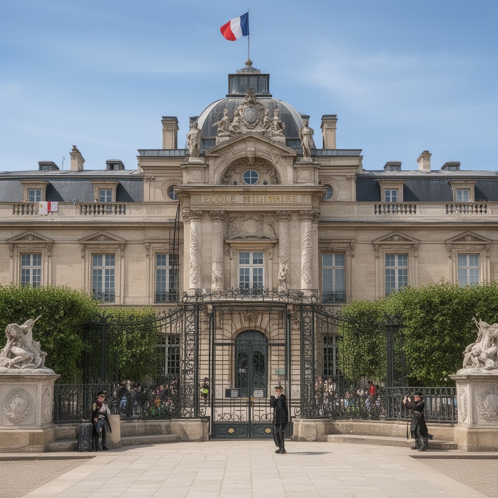 AI-generated illustration of École Militaire