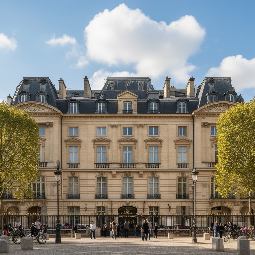 AI-generated illustration of Élysée Palace