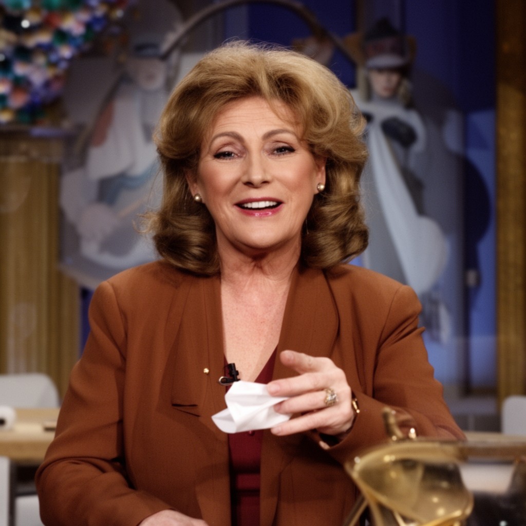 AI-generated illustration of Carol Burnett