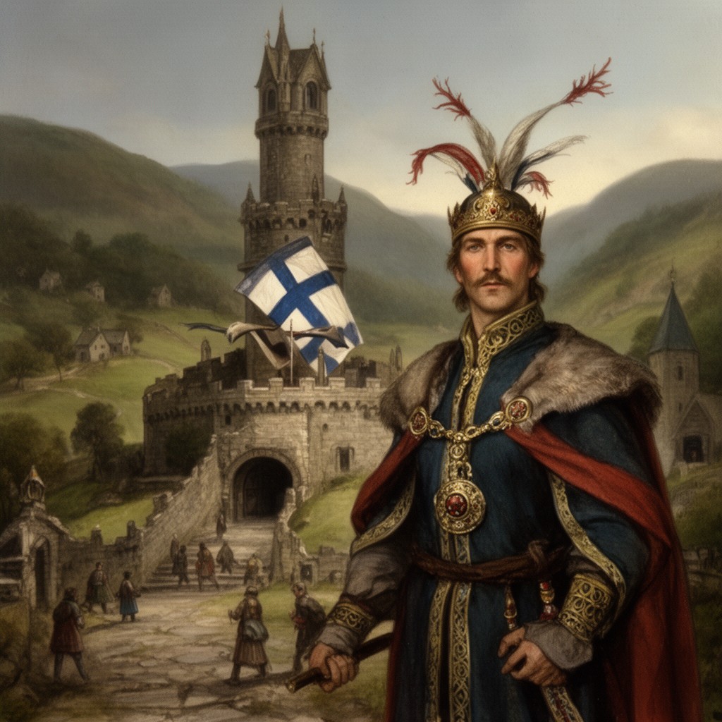 AI-generated illustration of Robert the Bruce