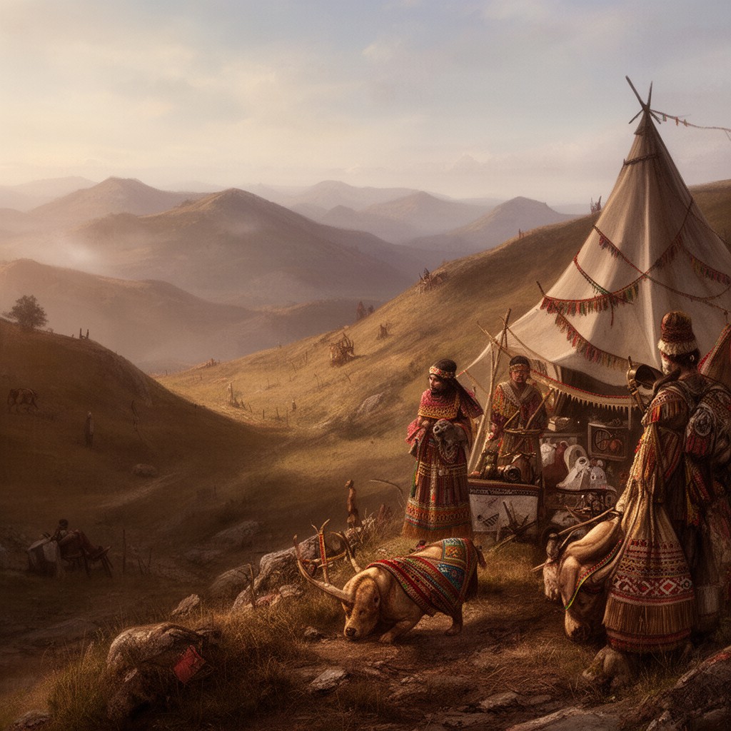 AI-generated illustration of Romani