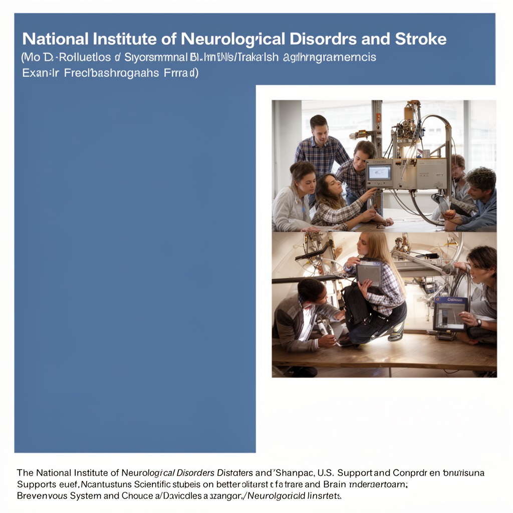 AI-generated illustration of National Institute of Neurological Disorders and Stroke